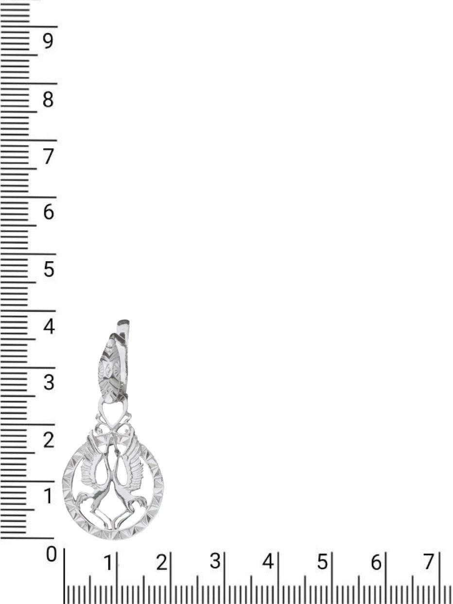 Серьги из серебра 925 Трансформеры Танцующие стерхи