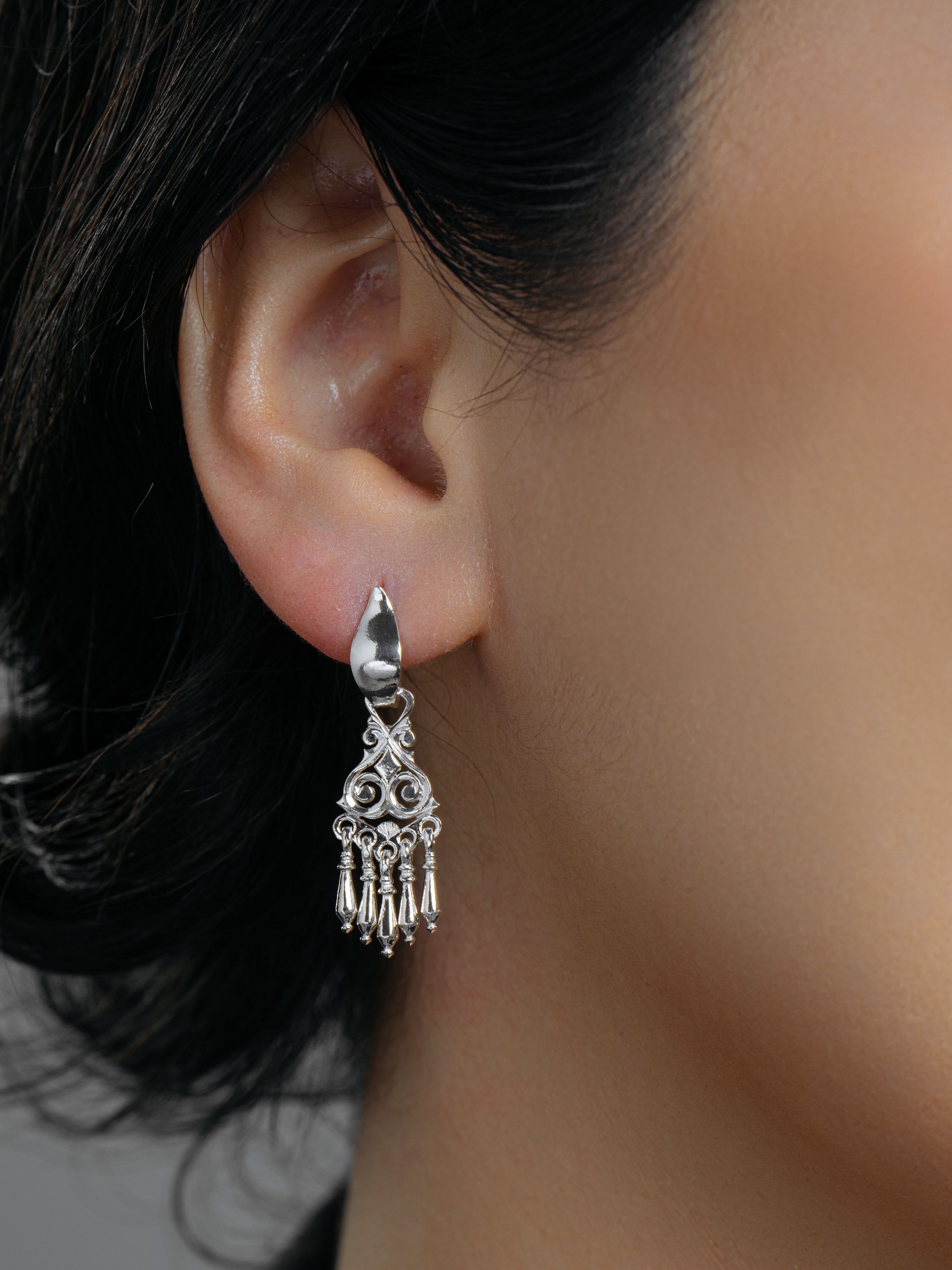 Серьги из серебра Якутские украшения Трансформеры
