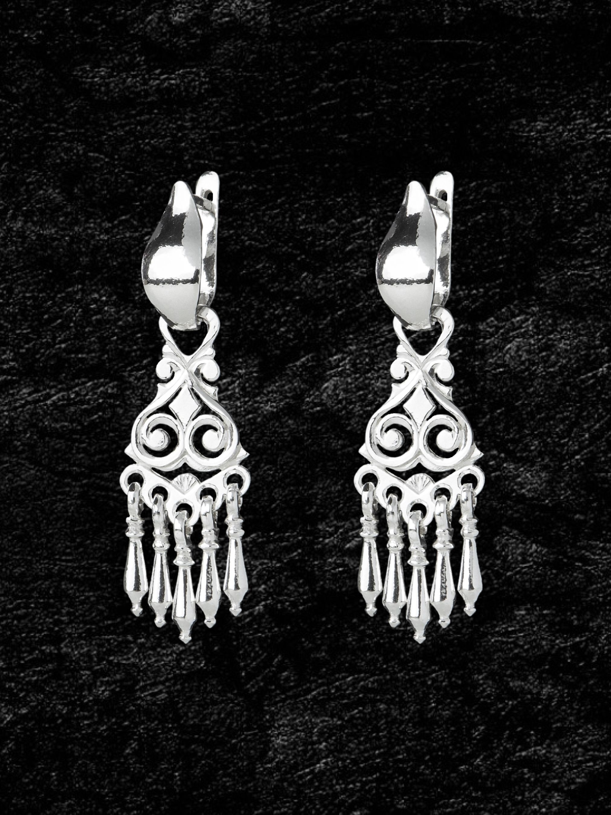 Серьги из серебра Якутские украшения Трансформеры